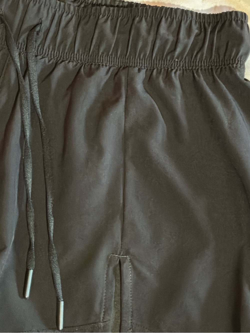 Avia Black Women's Athletic Shorts with Inner Liner - Picture 4 of 5